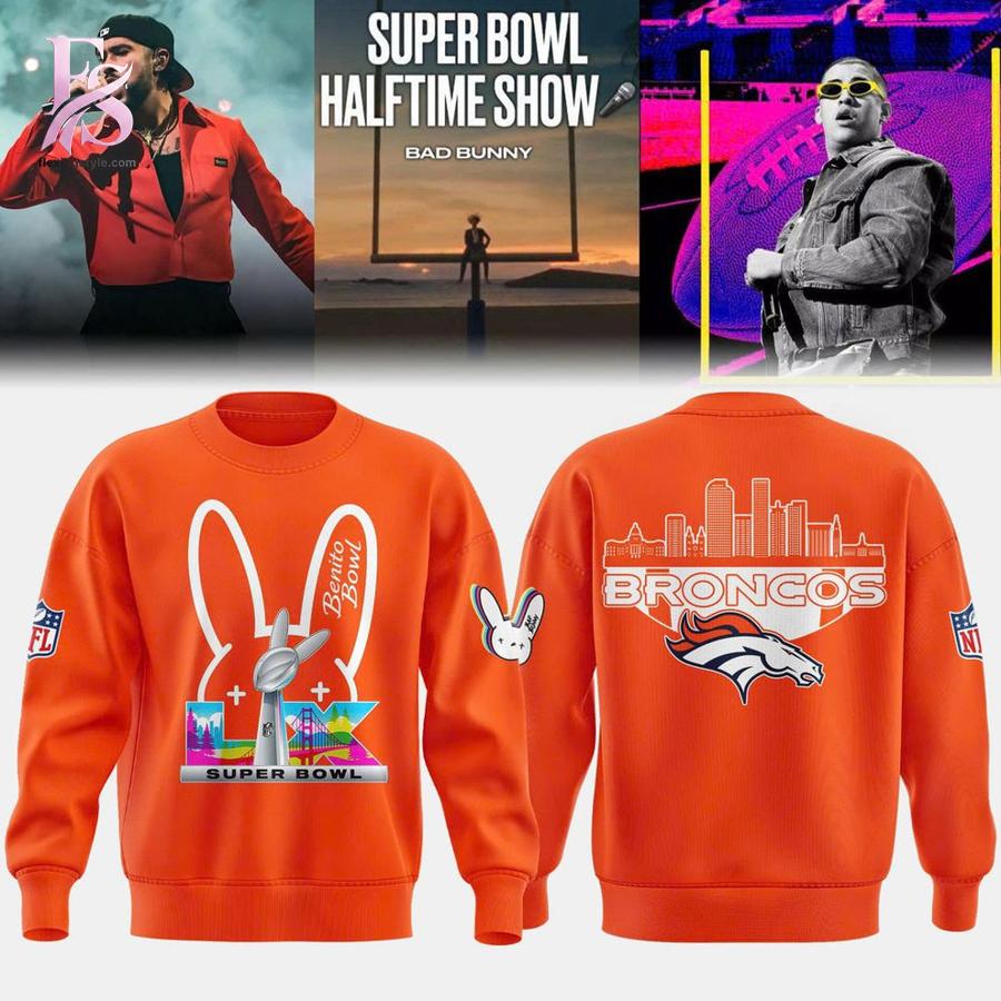 The Denver Broncos Super Bowl x Bad Bunny 2026 Sweatshirt 1 is designed for daily comfort.