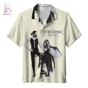 Detailed product photo of Fleetwood Mac Rumours Album Hawaiian Shirt 1 with eye-catching graphics.