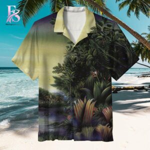 Detailed product photo of Fleetwood Mac Tango in the Night Album Hawaiian Shirt 1 with eye-catching graphics.