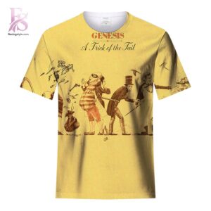 Detailed product photo of Genesis Band A Trick of the Tail Album T Shirt 1 with eye-catching graphics.