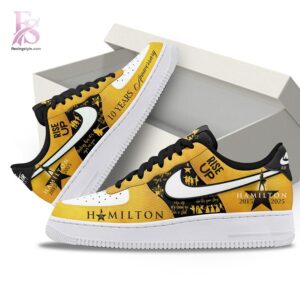 High-quality image of Hamilton 10 years anniversary Air Force 1 Shoes 2 with vibrant colors and sharp details.