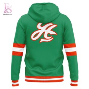 Everyday fashion product image featuring Hawaii Rainbow Warriors Baseball Classic Kelly Green Uniform Hoodie 3.