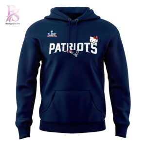 Clear product photo of Hello Kitty New England Patriots Super Bolw Hoodie 2 with modern design and everyday appeal.