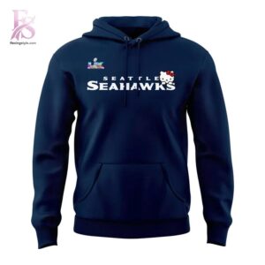 Clear product photo of Hello Kitty x Seattle Seahawks Super Bowl Hoodie 2 with modern design and everyday appeal.