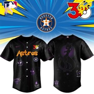The Houston Astros Pokemon 30th Anniversary 2026 Baseball Jersey 1 is designed for daily comfort.
