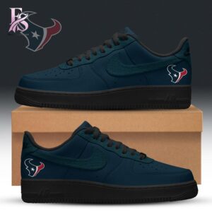 An exclusive team spirit fashion item with vibrant printing and sleek finishing in Houston Texans Nike Air Force Shoes 1
