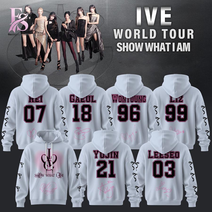 High-quality fashion item made for comfort and durability – IVE WORLD TOUR SHOW WHAT I AM Hoodie 1