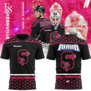 Detailed product photo of Idaho Steelheads Pink In The Rink 2026 Hoodie 3 with eye-catching graphics.