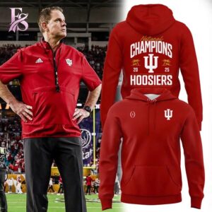 High-quality fashion item made for comfort and durability – Indiana Football 2025 2026 CFP Champions Hoodie 1