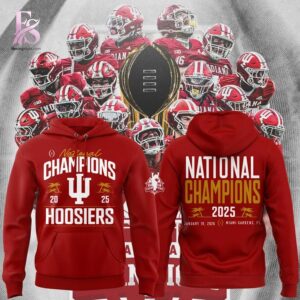 The Indiana Hoosiers College Football Playoff 2025 National Champions Locker Room T Shirt 4 is designed for daily comfort.