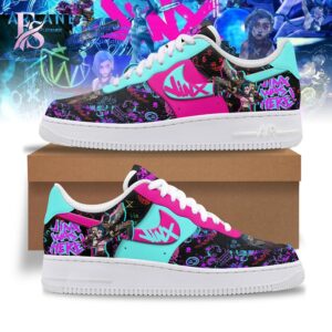 High-quality fashion item made for comfort and durability – Jinx Was Here Air Force Shoes 1