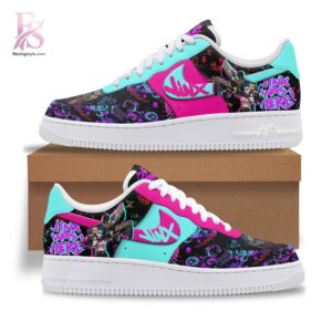 High-quality fashion item made for comfort and durability – Jinx Was Here Air Force Shoes 2