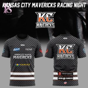 Trendy minimalist fashion piece showcased in Kansas City Mavericks Racing Night 2026 Shirt 1 designed for versatile wardrobe styling