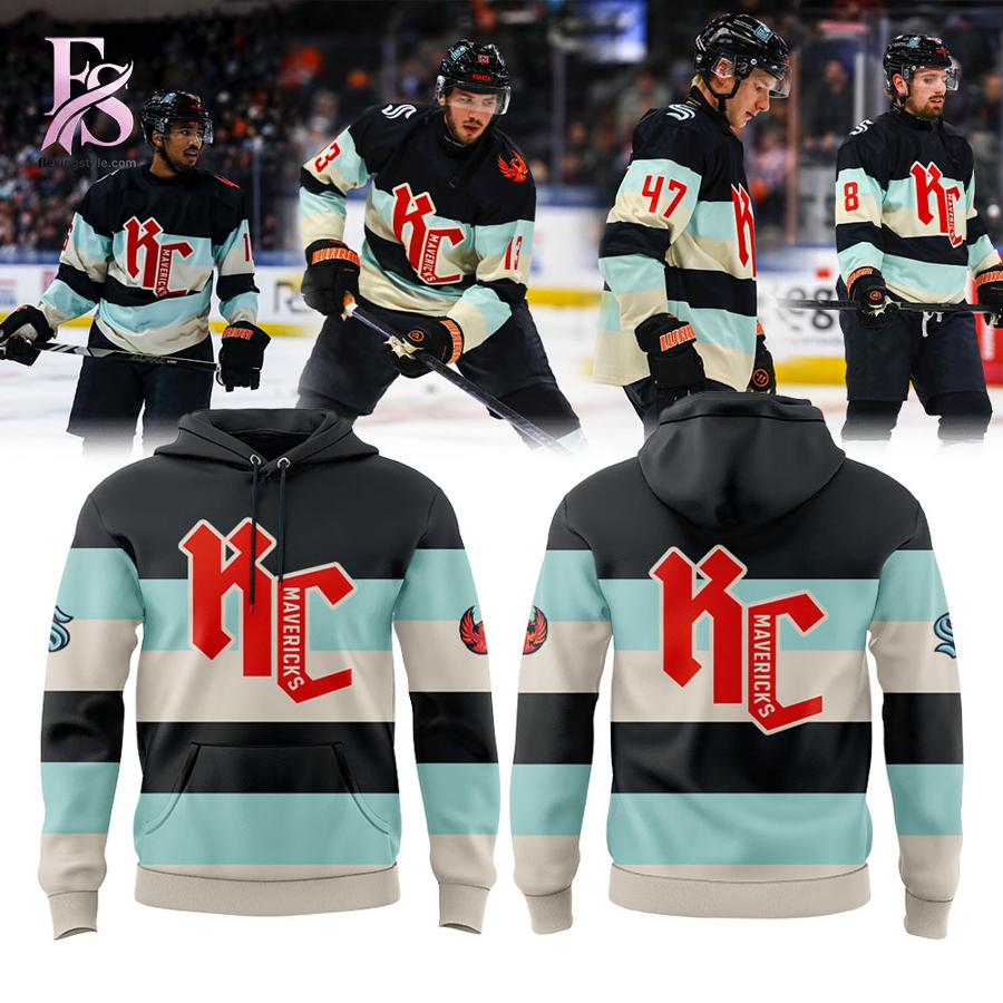 Clear product photo of Kansas City Mavericks Rising From The Deep 2026 Hoodie 1 with modern design and everyday appeal.