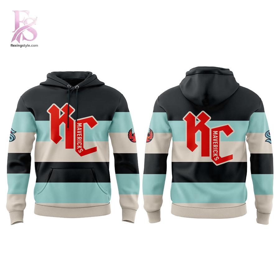 Clear product photo of Kansas City Mavericks Rising From The Deep 2026 Hoodie 2 with modern design and everyday appeal.