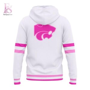 Clear product photo of Kansas State Wildcats Basketball Pink for a Purpose Uniform Hoodie 3 with modern design and everyday appeal.