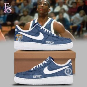 Trendy minimalist fashion piece showcased in Kentucky Wildcats Throwback 1996 Nike Air Force 1 1 designed for versatile wardrobe styling