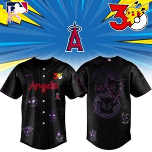 High-quality fashion item made for comfort and durability – Los Angeles Angels Pokemon 30th Anniversary 2026 Baseball Jersey 1