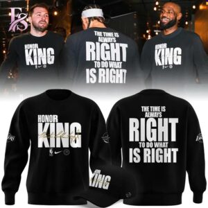 Eye catching apparel design perfect for trend focused outfits in Los Angeles Lakers Honoring Martin Luther King Shirt 3