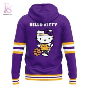 Everyday fashion product image featuring Los Angeles Lakers x Hello Kitty Hoodie 3.