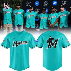 Stylish streetwear outfit featuring modern casual layering in Miami Marlins 2026 Baseball Jersey 1 perfect for everyday fashion looks