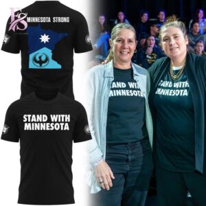 Minimalist fashion apparel designed for casual and streetwear looks shown in Minnesota Strong Stand With Minnesota Shirt 1