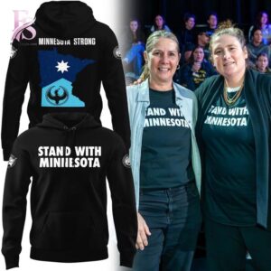 Minimalist fashion apparel designed for casual and streetwear looks shown in Minnesota Strong Stand With Minnesota Shirt 2