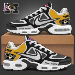 An exclusive team spirit fashion item with vibrant printing and sleek finishing in Missouri Tigers TN Air Max Shoes 1