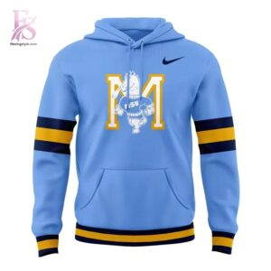 High-quality image of Murray State Racers Baseball Ice Cold Blue Uniform Hoodie 2 with vibrant colors and sharp details.
