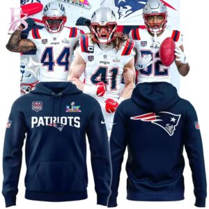 Premium quality fashion item crafted for everyday wear as seen in New England Patriots Super Bowl LX Hoodie 2