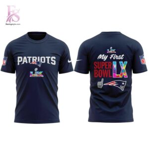 High-quality image of New England Patriots Super Bowl LX Week Shirt 2 with vibrant colors and sharp details.