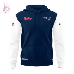 Clear visual showing the style of New England Patriots Warriors Come Out to Play Hoodie 2.