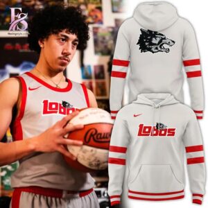 High-quality fashion item made for comfort and durability – New Mexico Lobos Retro Hoodie 1