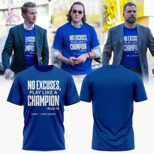Everyday fashion product image featuring No Excuses Play Like A Champion Tampa Bay Lightning 2026 Hoodie 3.