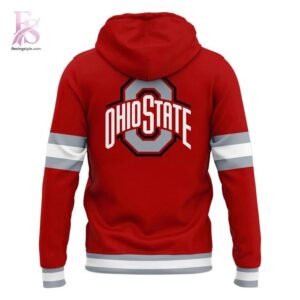 Everyday fashion product image featuring Ohio State Buckeyes Basketball Jim Jackson Legacy Uniform Hoodie 3.