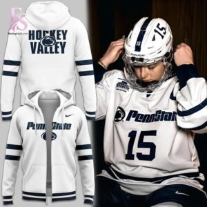 Stylish streetwear outfit featuring modern casual layering in Penn State Nittany Lions Beaver Stadium Hoodie 2 perfect for everyday fashion looks