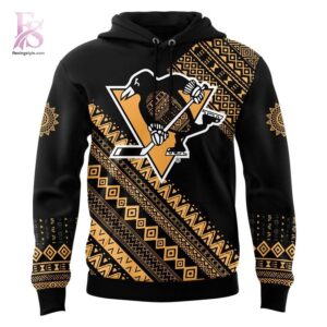 Everyday fashion product image featuring Pittsburgh Penguins 2026 Black History Month Hoodie 2.