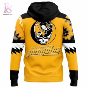 Everyday fashion product image featuring Pittsburgh Penguins 2026 Grateful Dead Hoodie 3.