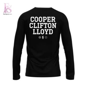 Clear visual showing the style of Portland Trail Blazers Chuck Cooper Clifton Lloyd Long Sleeve Shirt 3.