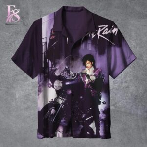 Clear product photo of Prince Purple Rain Hawaiian Shirt 1 with modern design and everyday appeal.