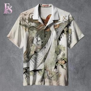Trendy minimalist fashion piece showcased in Procol Harum Band White Hawaiian Shirt 1 designed for versatile wardrobe styling