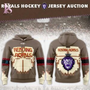 High-quality image of Reading Royals Retro Games Night 2026 Hoodie 1 with vibrant colors and sharp details.
