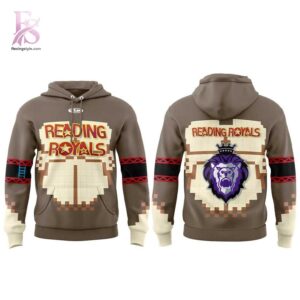 High-quality image of Reading Royals Retro Games Night 2026 Hoodie 2 with vibrant colors and sharp details.
