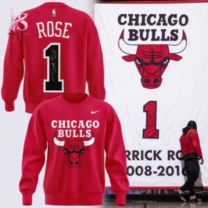 Everyday fashion product image featuring SIGNED D Rose Chicago Bulls Hoodie 2.