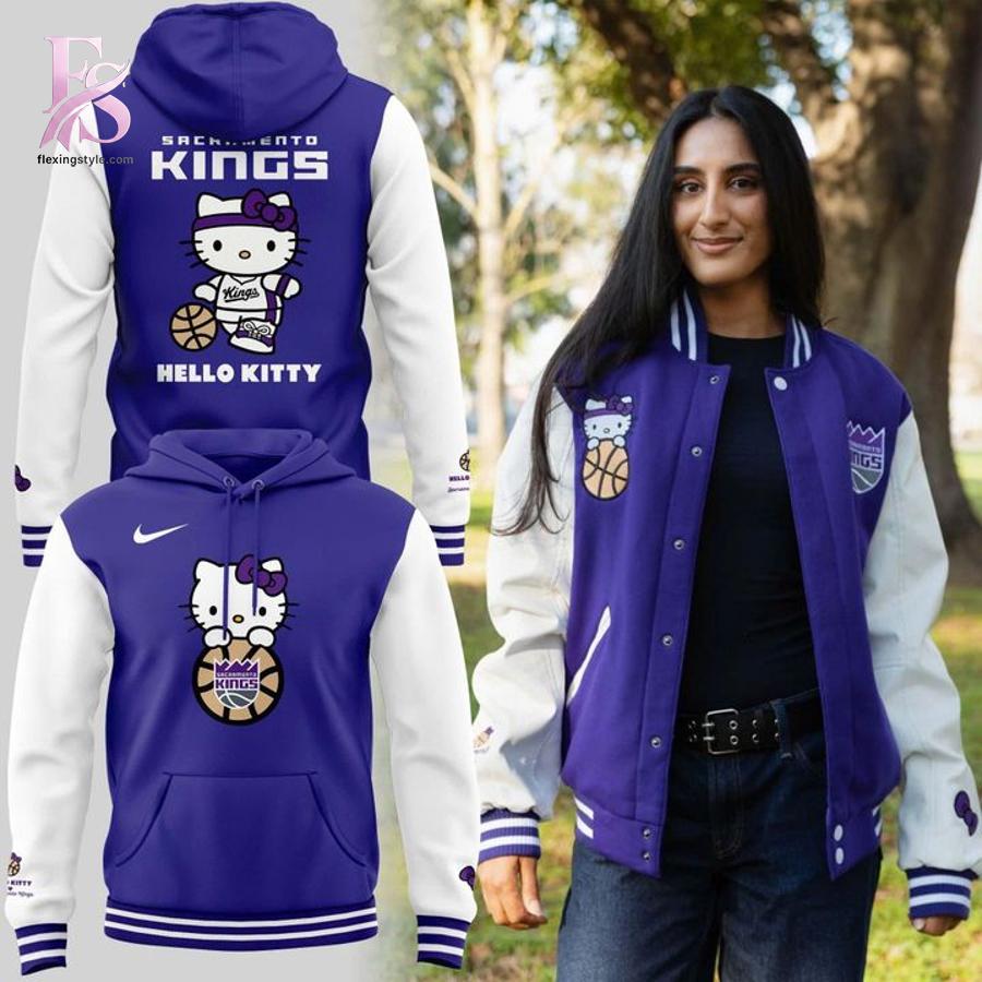 Clear product photo of Sacramento Kings x Hello Kitty 2026 Hoodie 1 with modern design and everyday appeal.