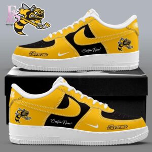 Eye catching apparel design perfect for trend focused outfits in Sarnia Sting Yellow Nike Air Force 1 1
