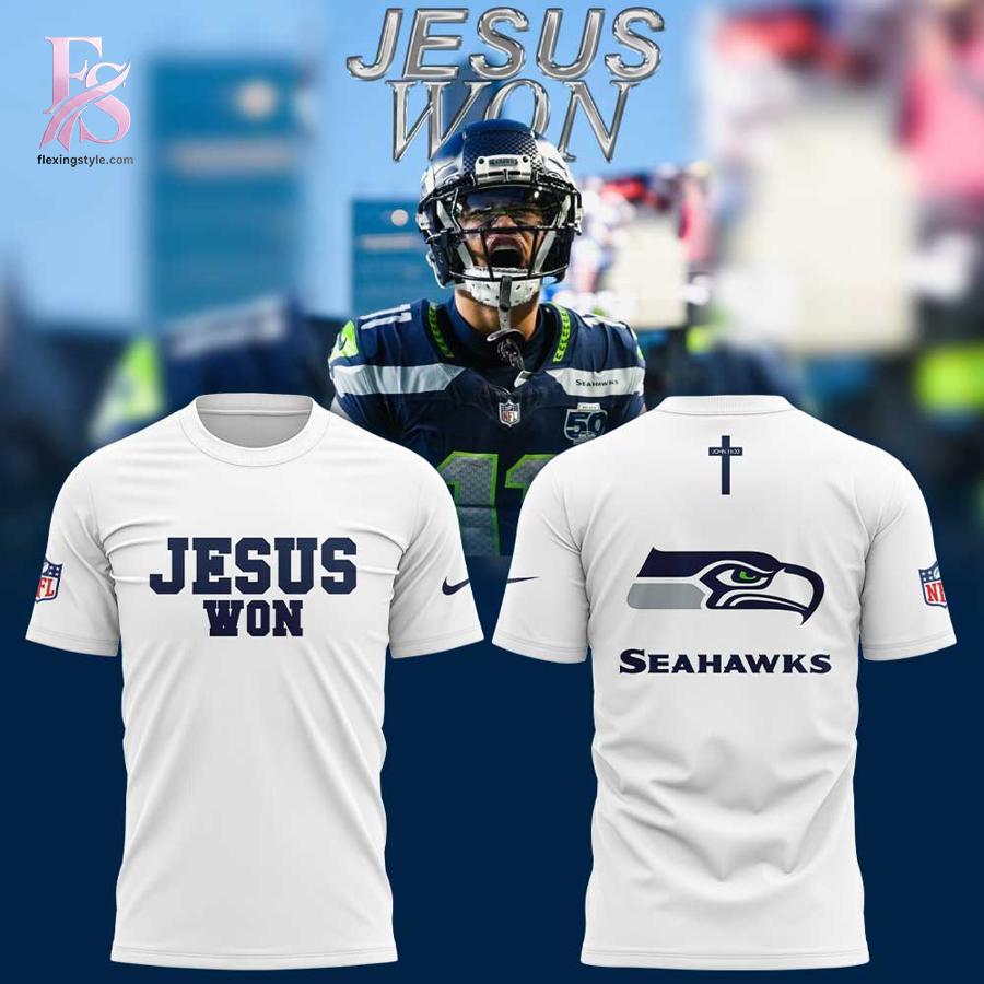 Premium quality fashion item crafted for everyday wear as seen in Seattle Seahawks Jesus Won Shirt 1