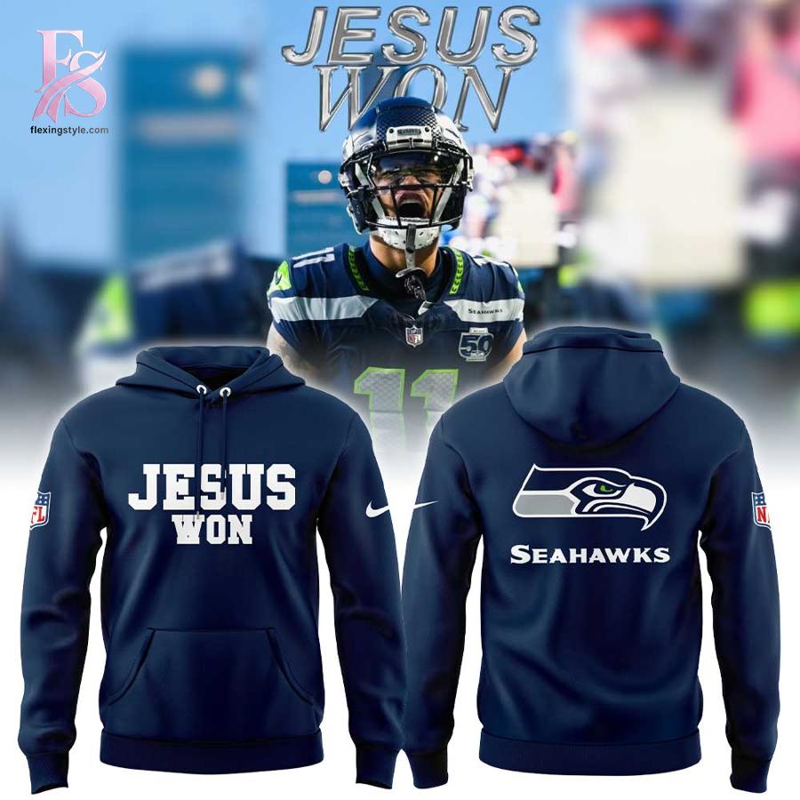 Premium quality fashion item crafted for everyday wear as seen in Seattle Seahawks Jesus Won Shirt 4