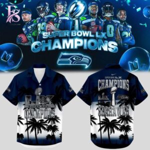Trendy minimalist fashion piece showcased in Seattle Seahawks Super Bowl LX Champions Hawaiian Shirt 1 designed for versatile wardrobe styling