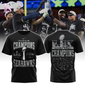 High-quality image of Seattle Seahawks Super Bowl LX Champions Hoodie 4 with vibrant colors and sharp details.